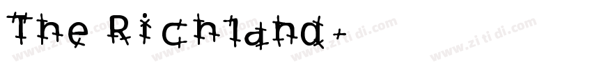 The Richland字体转换